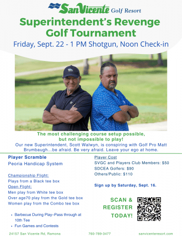 Superintendents Revenge Flyer