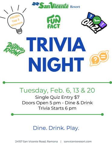 Trivia Night 0224 6 13 20