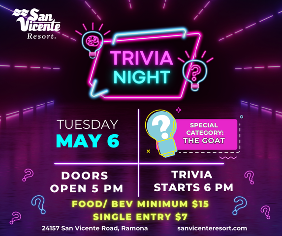 Trivia May 25 FB
